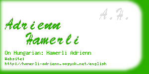 adrienn hamerli business card